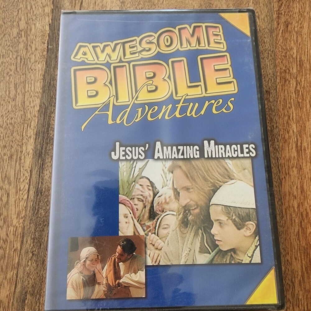 Awesome Bible Adventures Jesus' Amazing Miracles DVD Kids Jesus Christian Faith
